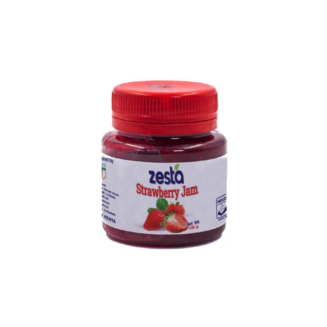 ZESTA STRAWBERRY JAM 100G JAR